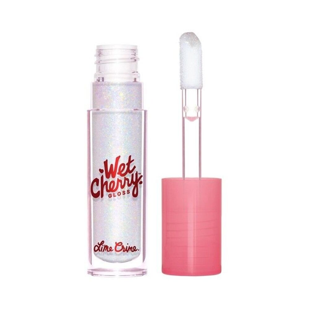 Lime Crime DISCO CHERRY Wet Lip Gloss Pink Shimmer NEW Boxed Rare F Sz Shiny HTF